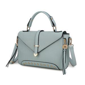 6592 Crossbody Bag , Vegan Leather Designer Shoulder Bag Purse Handbag By